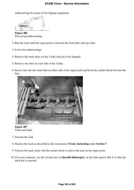 Volvo EC280 Excavator Repair Service Manual - Image 3