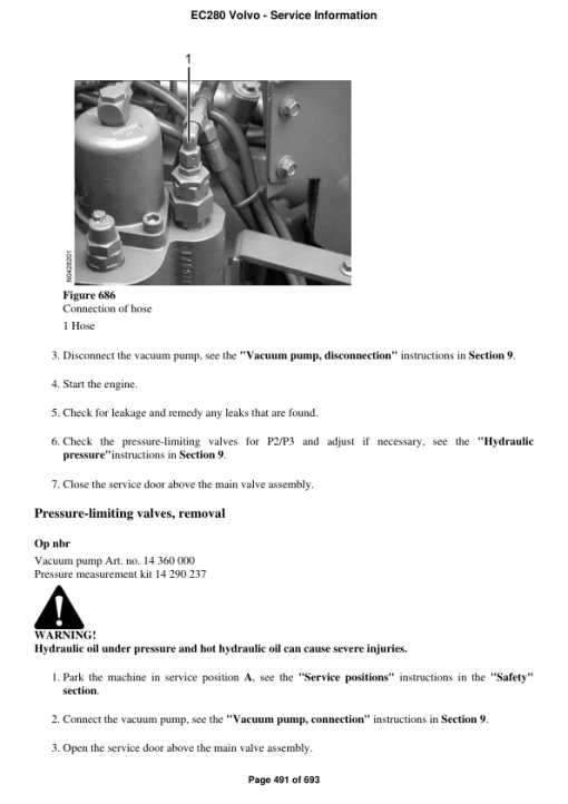 Volvo EC280 Excavator Repair Service Manual - Image 4