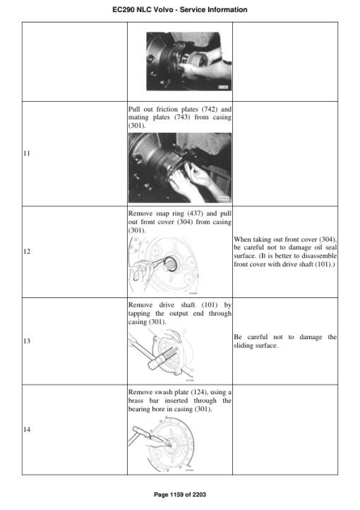 Volvo EC290 NLC Excavator Repair Service Manual - Image 2