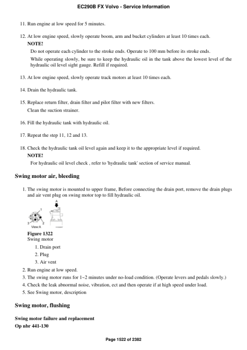 Volvo EC290B FX Excavator Repair Service Manual - Image 2