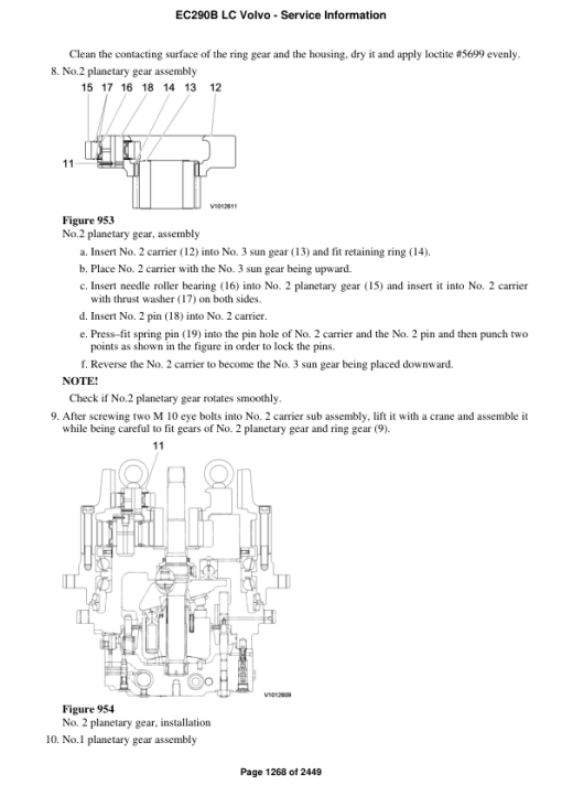 Volvo EC290B LC Excavator Repair Service Manual - Image 2