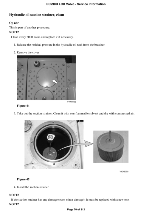 Volvo EC290B LCD Excavator Repair Service Manual - Image 5