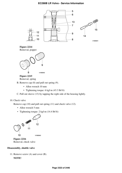 Volvo EC290B LR Excavator Repair Service Manual - Image 4