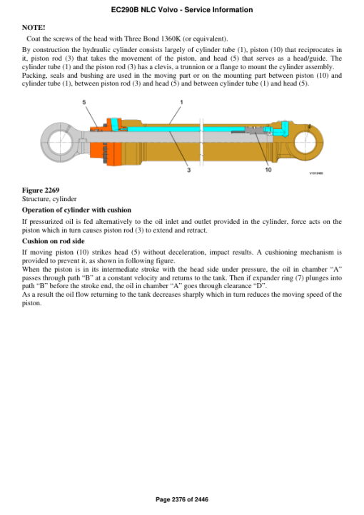 Volvo EC290B NLC Excavator Repair Service Manual - Image 4