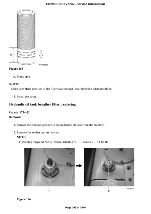 Volvo EC290B NLC Excavator Repair Service Manual - Image 5