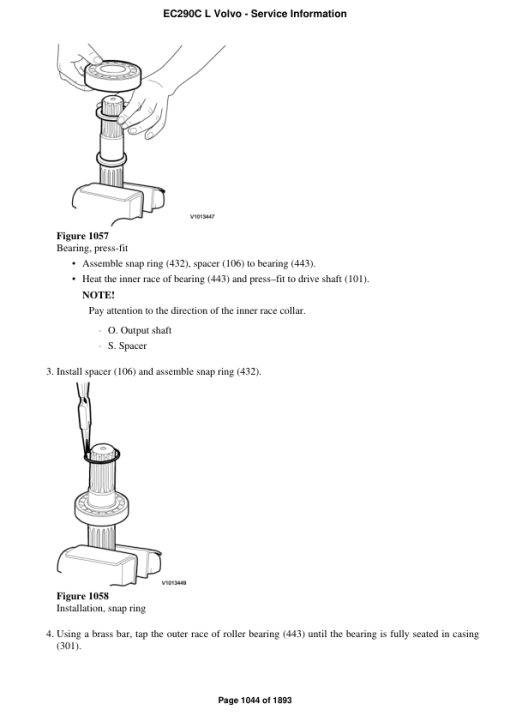 Volvo EC290C L Excavator Repair Service Manual - Image 2