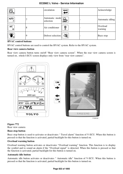 Volvo EC290C L Excavator Repair Service Manual - Image 5