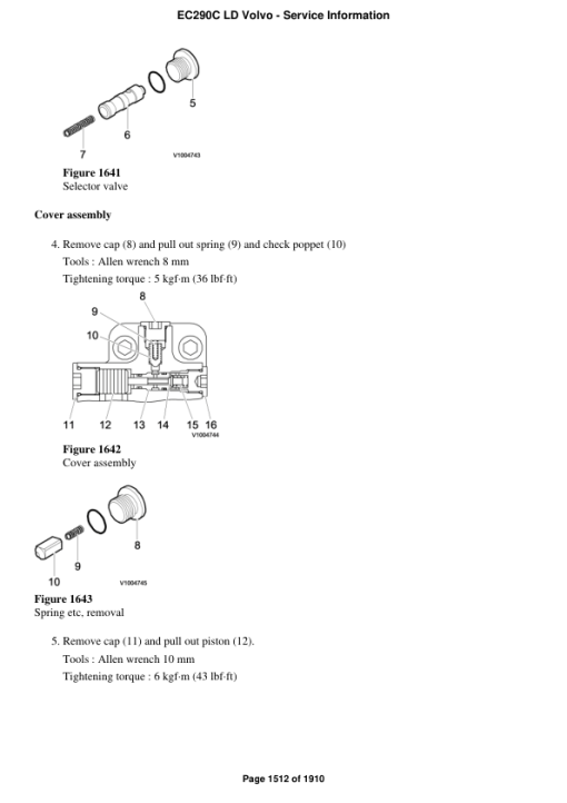 Volvo EC290C LD Excavator Repair Service Manual - Image 2