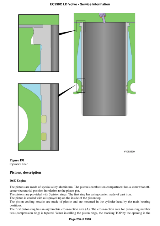 Volvo EC290C LD Excavator Repair Service Manual - Image 4