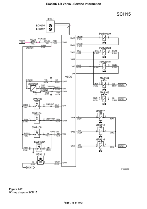 Volvo EC290C LR Excavator Repair Service Manual - Image 5