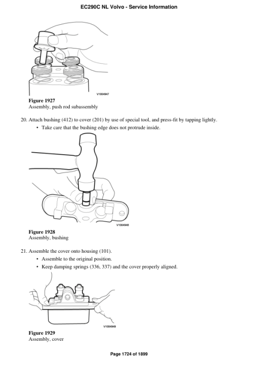 Volvo EC290C NL Excavator Repair Service Manual - Image 3