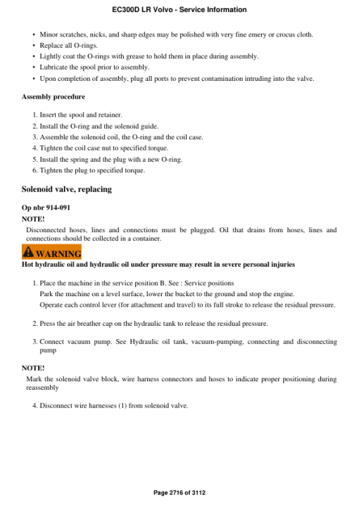 Volvo EC300D LR Excavator Repair Service Manual - Image 4