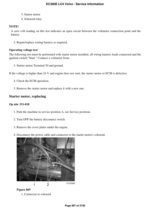 Volvo EC300E LC4 Excavator Repair Service Manual - Image 5