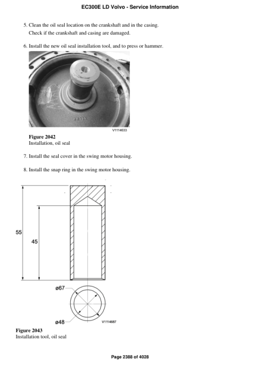 Volvo EC300E LD Excavator Repair Service Manual - Image 3