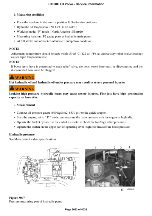 Volvo EC300E LD Excavator Repair Service Manual - Image 4