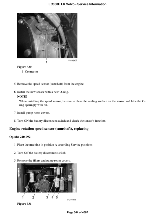 Volvo EC300E LR Excavator Repair Service Manual - Image 4