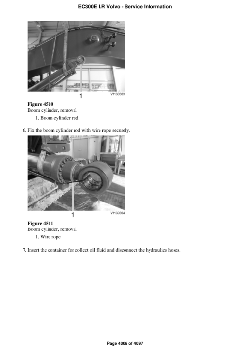 Volvo EC300E LR Excavator Repair Service Manual - Image 5