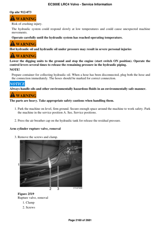 Volvo EC300E LRC4 Excavator Repair Service Manual - Image 4