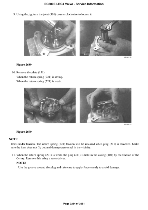 Volvo EC300E LRC4 Excavator Repair Service Manual - Image 5