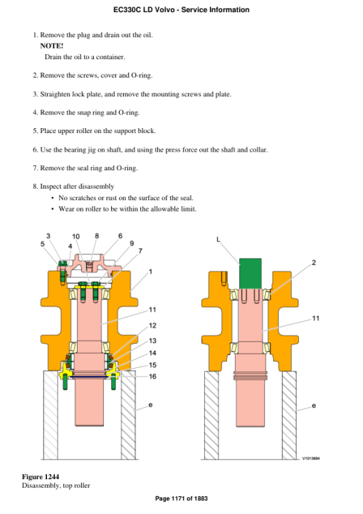 Volvo EC330C LD Excavator Repair Service Manual - Image 2