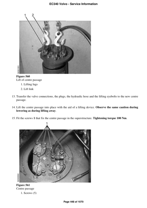 Volvo EC340 Excavator Repair Service Manual - Image 3