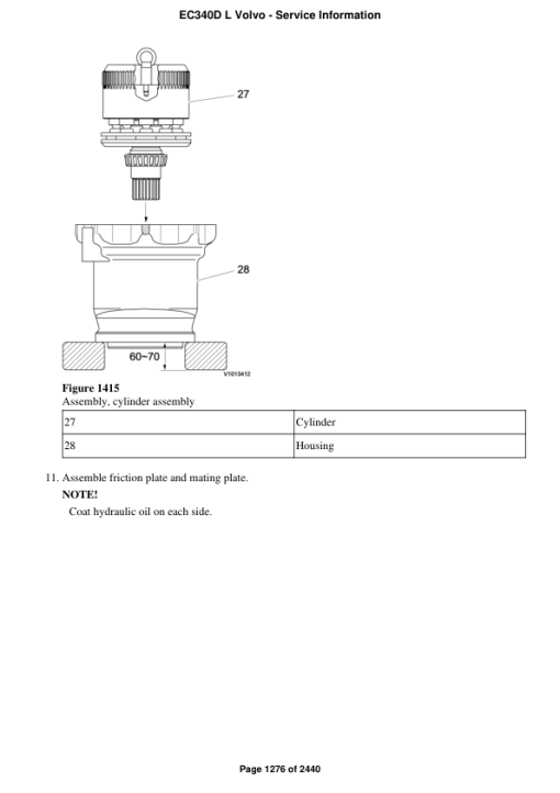 Volvo EC340D L Excavator Repair Service Manual - Image 3