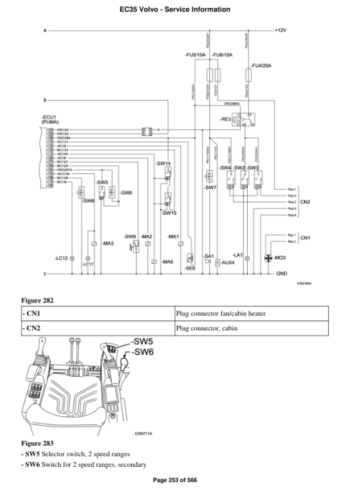 Volvo EC35 Compact Excavator Repair Service Manual - Image 2