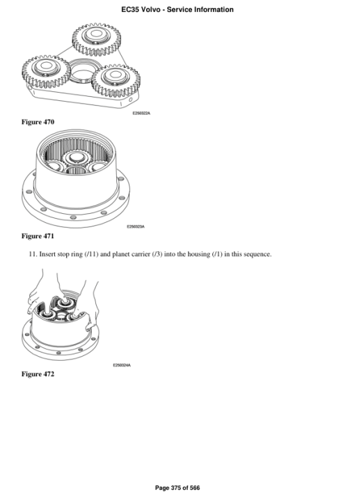 Volvo EC35 Compact Excavator Repair Service Manual - Image 3