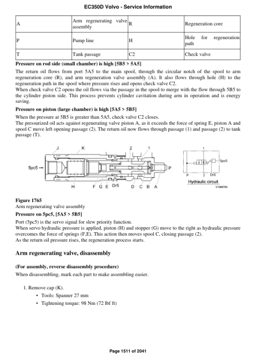 Volvo EC350D Excavator Repair Service Manual - Image 3