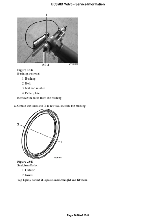 Volvo EC350D Excavator Repair Service Manual - Image 4