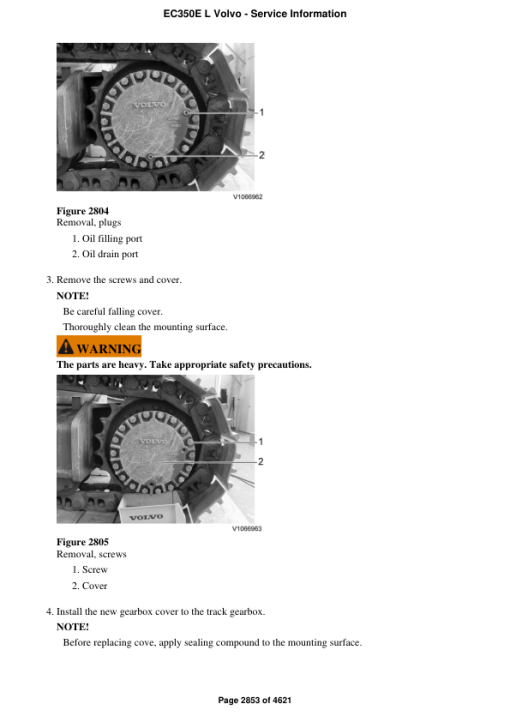 Volvo EC350E L Excavator Repair Service Manual - Image 3