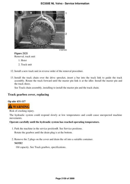 Volvo EC350E NL Excavator Repair Service Manual - Image 3