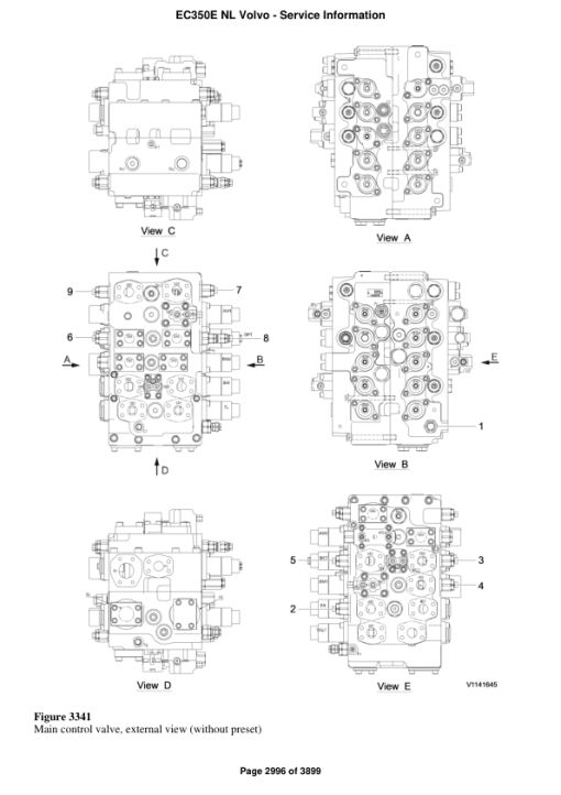 Volvo EC350E NL Excavator Repair Service Manual - Image 4