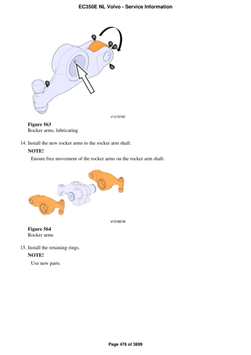 Volvo EC350E NL Excavator Repair Service Manual - Image 5