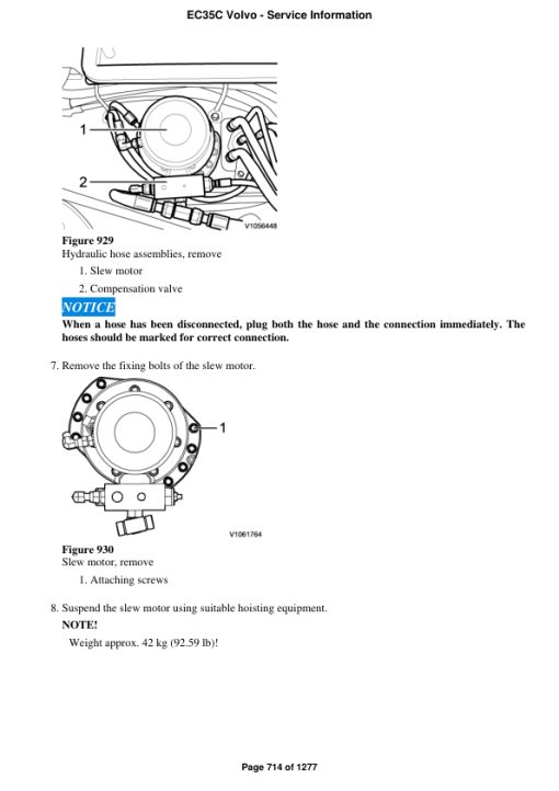 Volvo EC35C Compact Excavator Repair Service Manual - Image 4