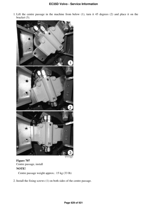 Volvo EC35D Compact Excavator Repair Service Manual - Image 4