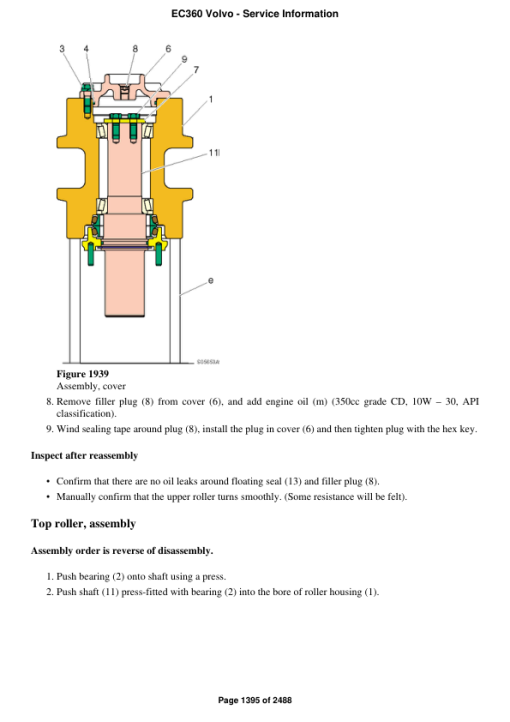 Volvo EC360 Excavator Repair Service Manual - Image 2