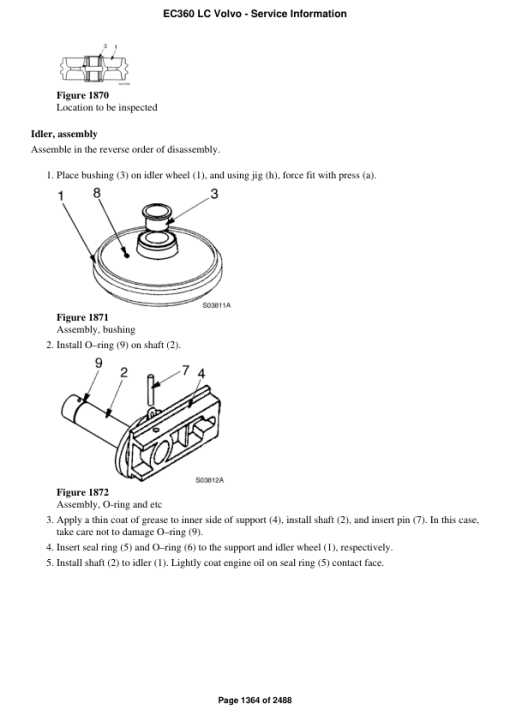 Volvo EC360 LC Excavator Repair Service Manual - Image 3