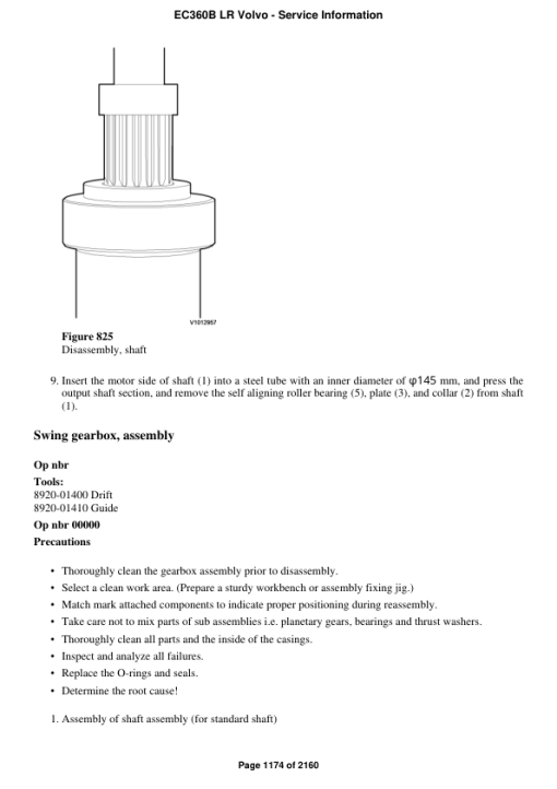 Volvo EC360B LR Excavator Repair Service Manual - Image 2