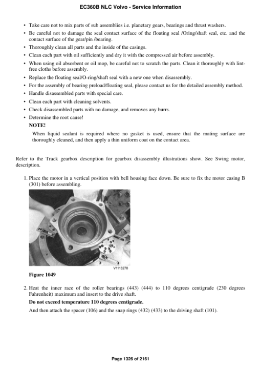 Volvo EC360B NLC Excavator Repair Service Manual - Image 2