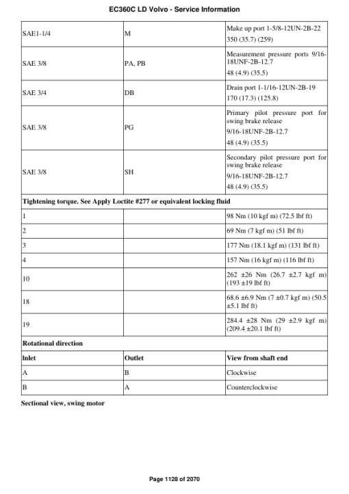 Volvo EC360C LD Excavator Repair Service Manual - Image 3