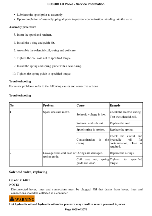 Volvo EC360C LD Excavator Repair Service Manual - Image 5