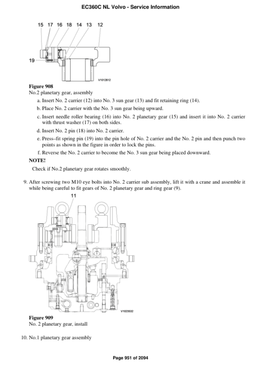 Volvo EC360C NL Excavator Repair Service Manual - Image 5