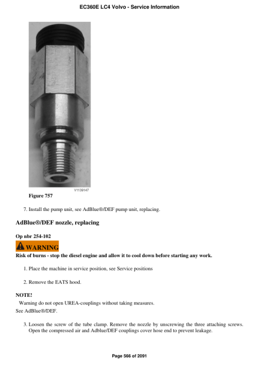 Volvo EC360E LC4 Excavator Repair Service Manual - Image 4