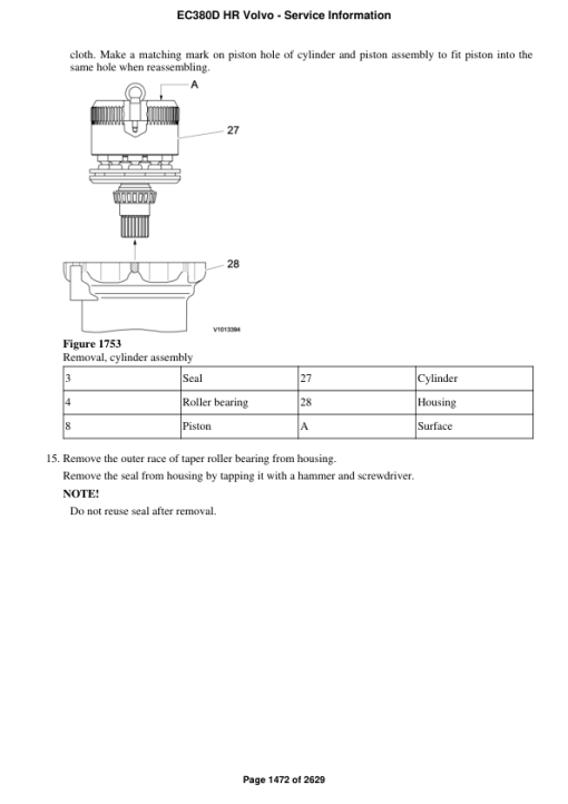 Volvo EC380D HR Excavator Repair Service Manual - Image 2