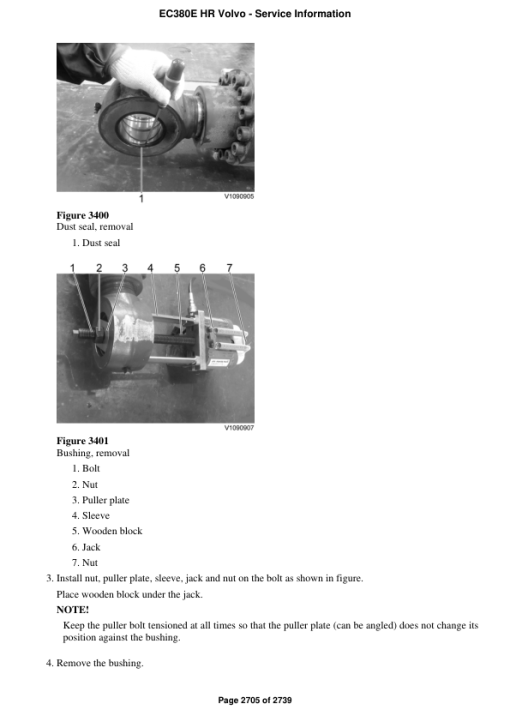 Volvo EC380E HR Excavator Repair Service Manual - Image 4