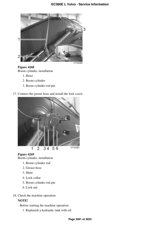 Volvo EC380E L Excavator Repair Service Manual - Image 5