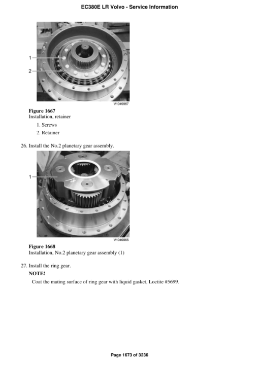 Volvo EC380E LR Excavator Repair Service Manual - Image 2