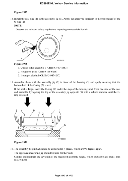 Volvo EC380E NL Excavator Repair Service Manual - Image 2