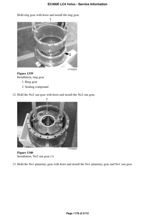 Volvo EC400E LC4 Excavator Repair Service Manual - Image 2